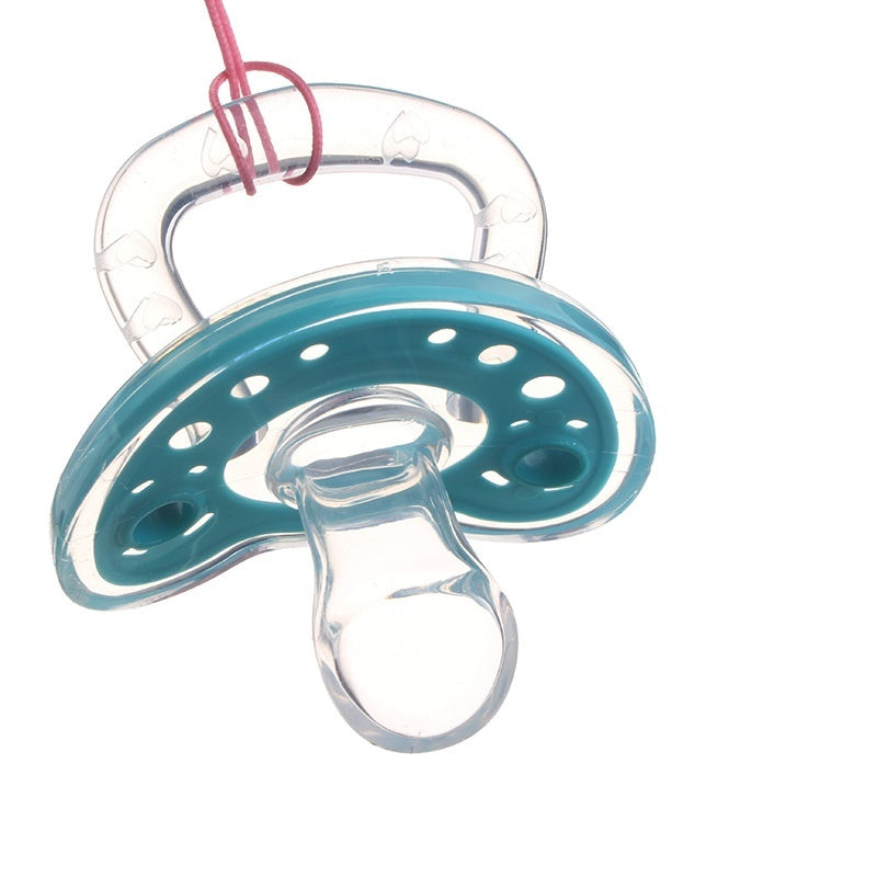 Silica Gel Pacifier Two-Color Liquid Silicone Sleep Comfort Baby Pacifier