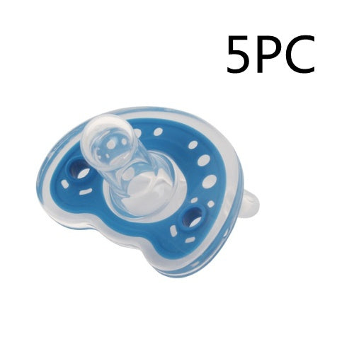Silica Gel Pacifier Two-Color Liquid Silicone Sleep Comfort Baby Pacifier