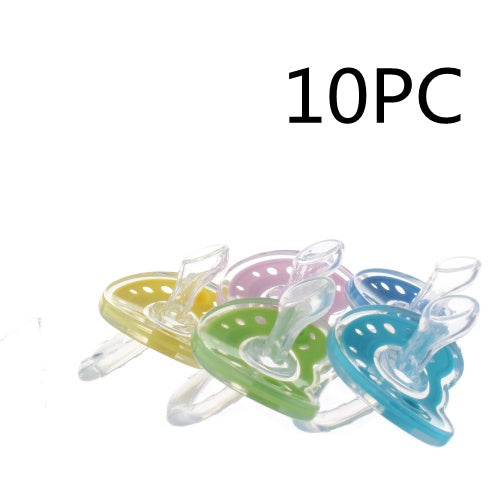 Silica Gel Pacifier Two-Color Liquid Silicone Sleep Comfort Baby Pacifier