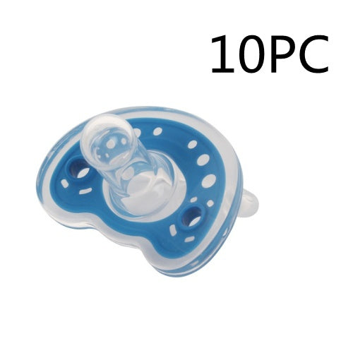 Silica Gel Pacifier Two-Color Liquid Silicone Sleep Comfort Baby Pacifier