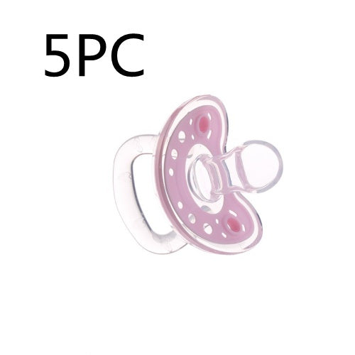Silica Gel Pacifier Two-Color Liquid Silicone Sleep Comfort Baby Pacifier