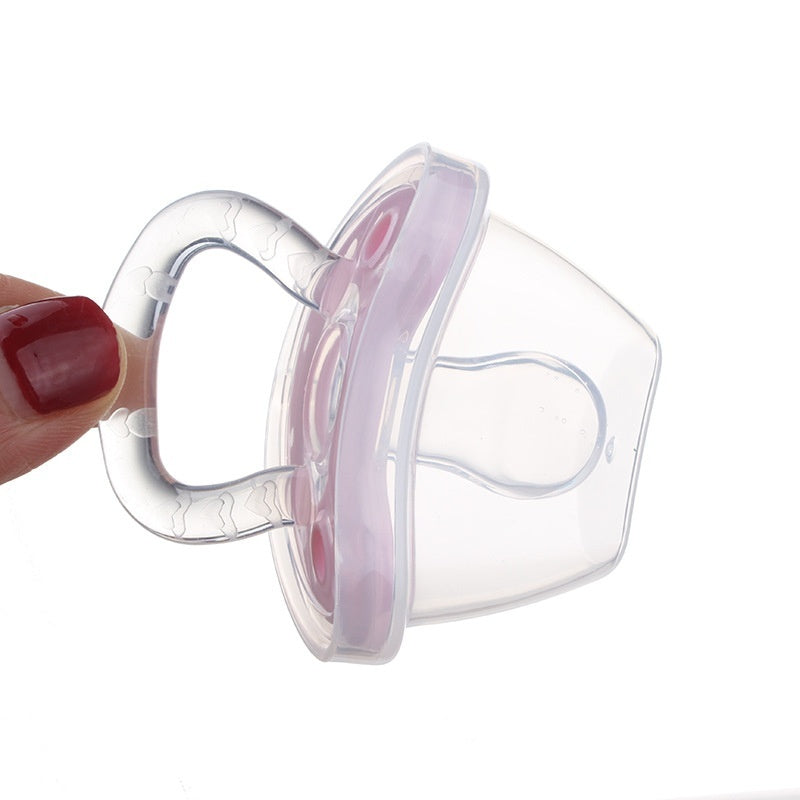 Silica Gel Pacifier Two-Color Liquid Silicone Sleep Comfort Baby Pacifier