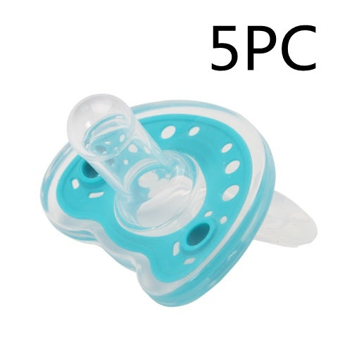 Silica Gel Pacifier Two-Color Liquid Silicone Sleep Comfort Baby Pacifier