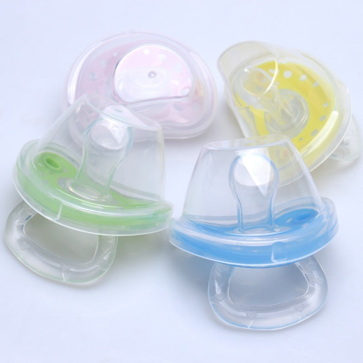 Silica Gel Pacifier Two-Color Liquid Silicone Sleep Comfort Baby Pacifier
