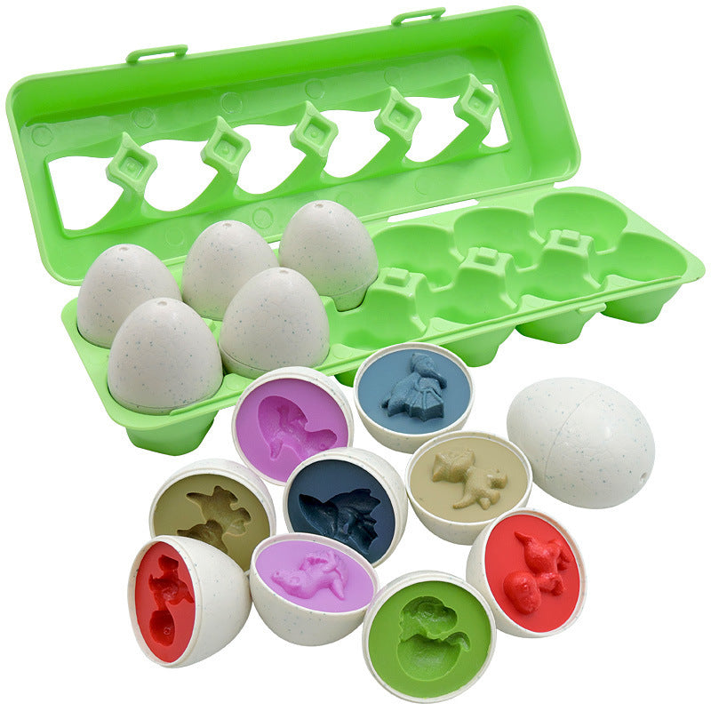 Egg Toy Games Shape Matching Montessori Eggs