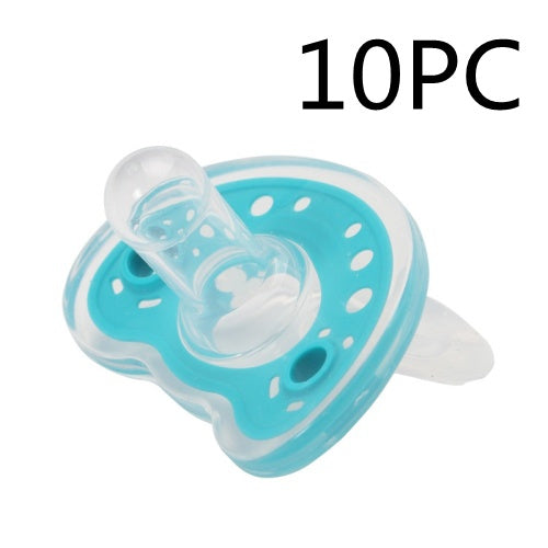 Silica Gel Pacifier Two-Color Liquid Silicone Sleep Comfort Baby Pacifier