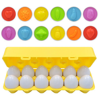 Egg Toy Games Shape Matching Montessori Eggs