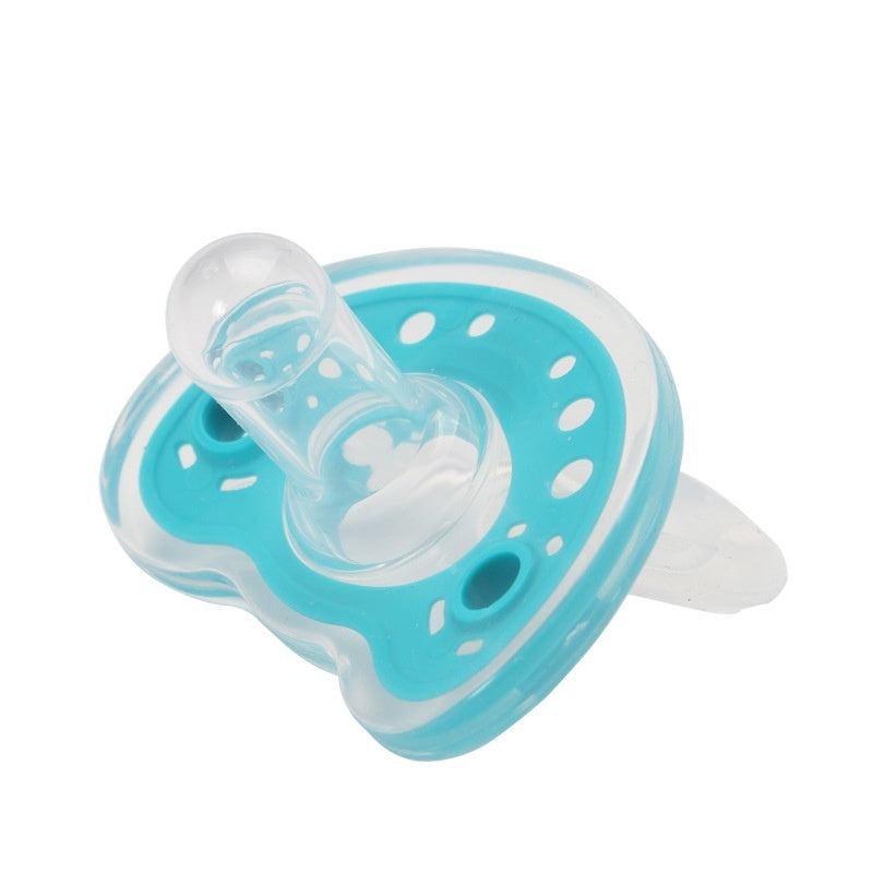 Silica Gel Pacifier Two-Color Liquid Silicone Sleep Comfort Baby Pacifier
