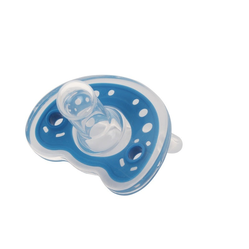 Silica Gel Pacifier Two-Color Liquid Silicone Sleep Comfort Baby Pacifier