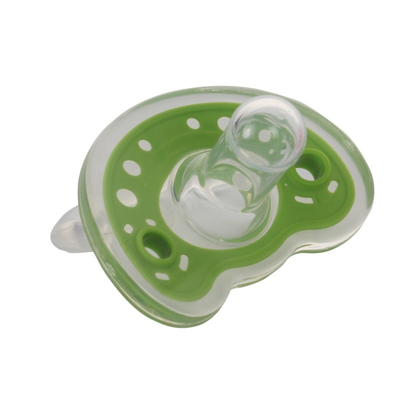 Silica Gel Pacifier Two-Color Liquid Silicone Sleep Comfort Baby Pacifier