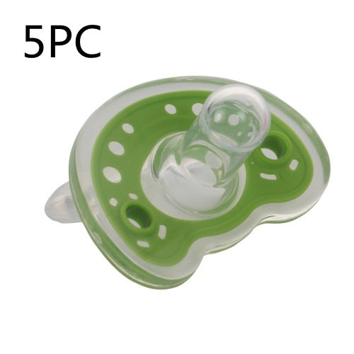 Silica Gel Pacifier Two-Color Liquid Silicone Sleep Comfort Baby Pacifier