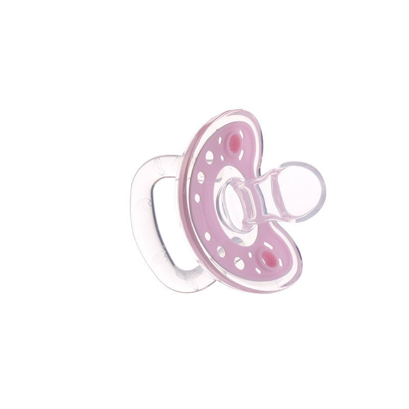 Silica Gel Pacifier Two-Color Liquid Silicone Sleep Comfort Baby Pacifier