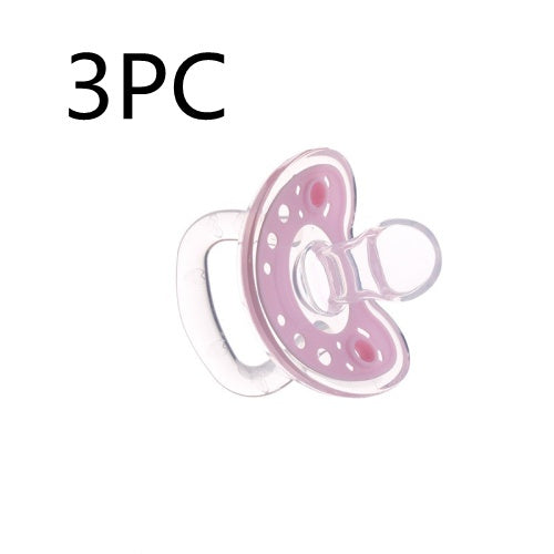 Silica Gel Pacifier Two-Color Liquid Silicone Sleep Comfort Baby Pacifier