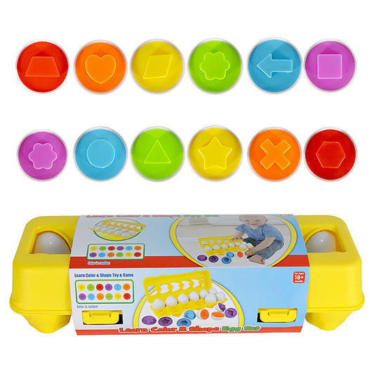 Egg Toy Games Shape Matching Montessori Eggs